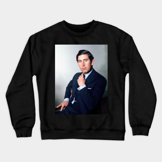 King Charles III Crewneck Sweatshirt by valentinahramov